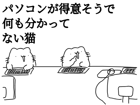 Play パソコンが得意そうで何も分かってない猫 Game